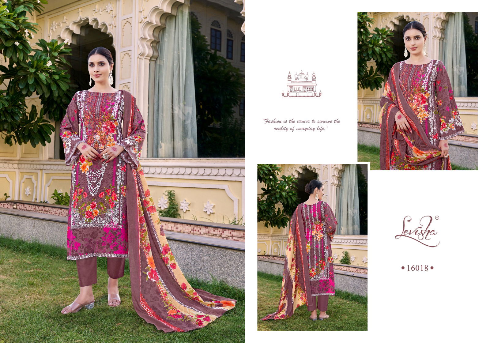 Naira Nx Vol 16 By Levisha Cambric Cotton Printed Dress Material Exporters In India